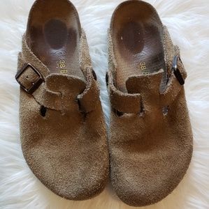 Birkenstock Boston Suede Clog 38 L7 M5